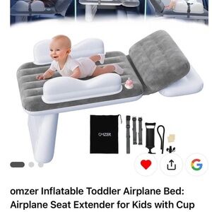 New! Still in the plastic bag 
Gray Inflatable Toddler Airplane Bed